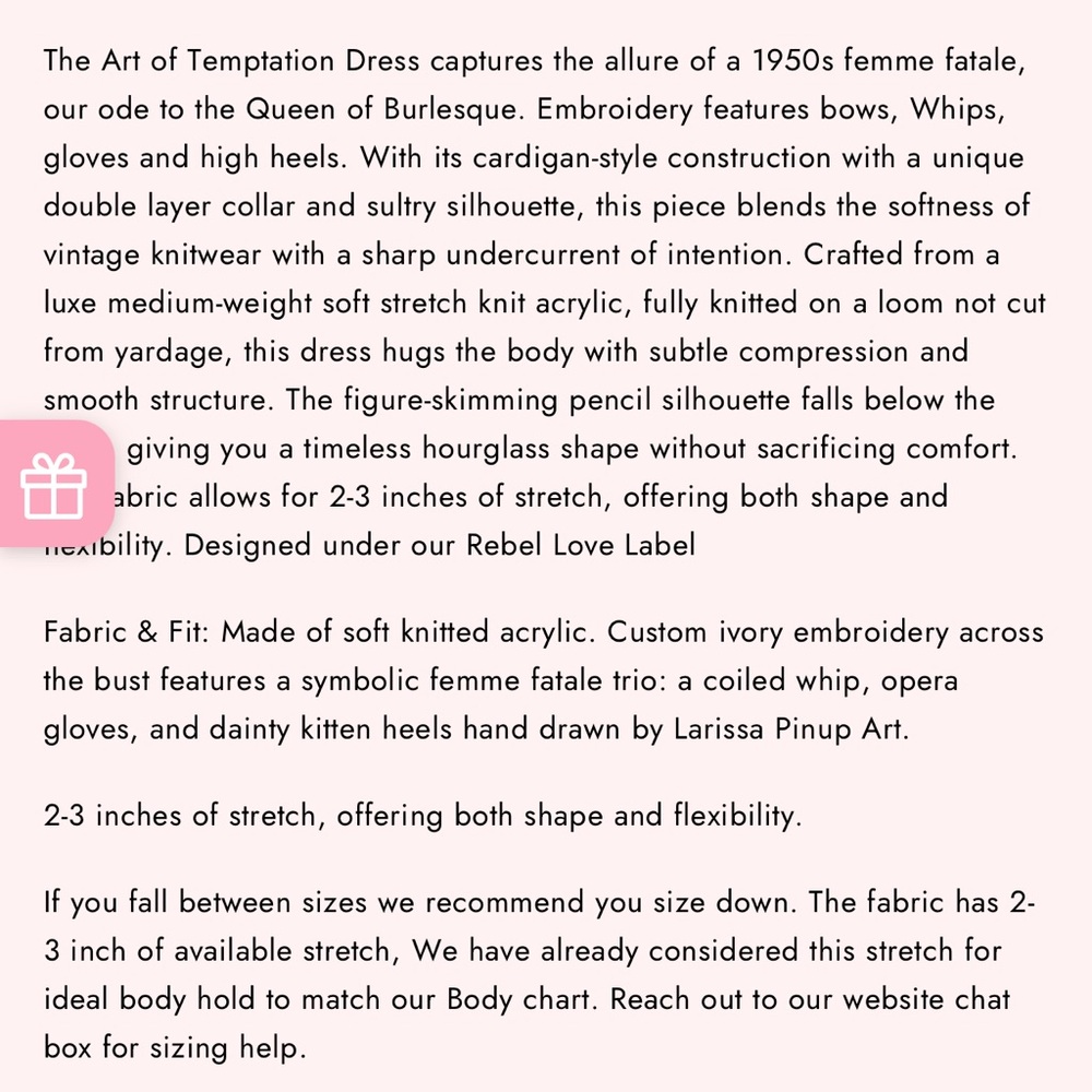 Elle Rebel Art of Temptation Knitted Dress - Picture 4 of 4